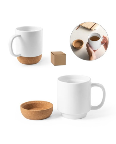 RORY SUB. Mug en céramique 390mL avec revêtement pour sublimation