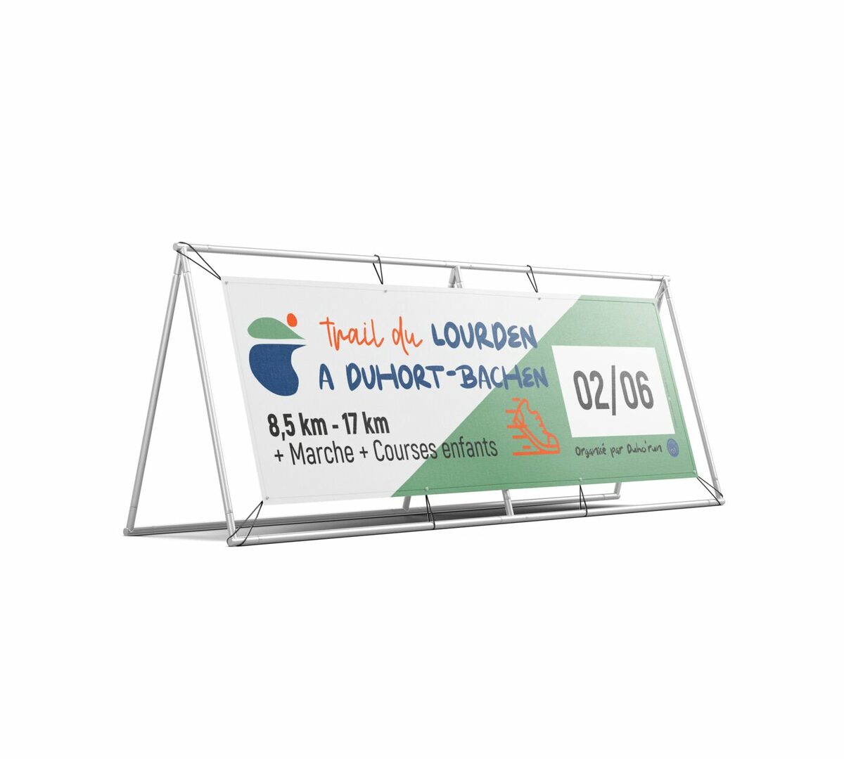 Création d’une Bâche Réutilisable pour le Trail Annuel de Duho’Run 3