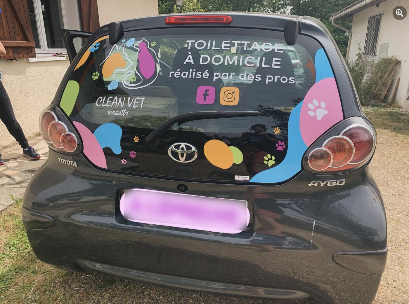 Des supports de communication colorés pour un Service de Toilettage Itinérant