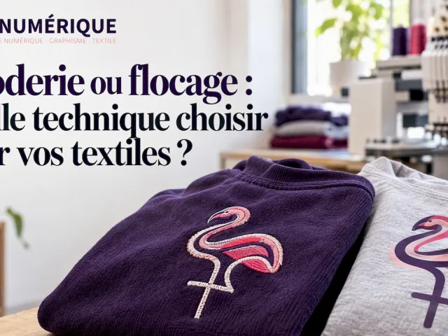 Broderie ou flocage : quelle technique choisir pour vos textiles ?
