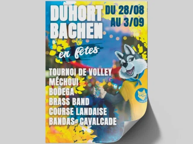 Comunicación de las fiestas de Duhort-Bachen 2023