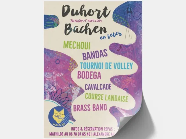 Comunicación de las fiestas de Duhort-Bachen 2024