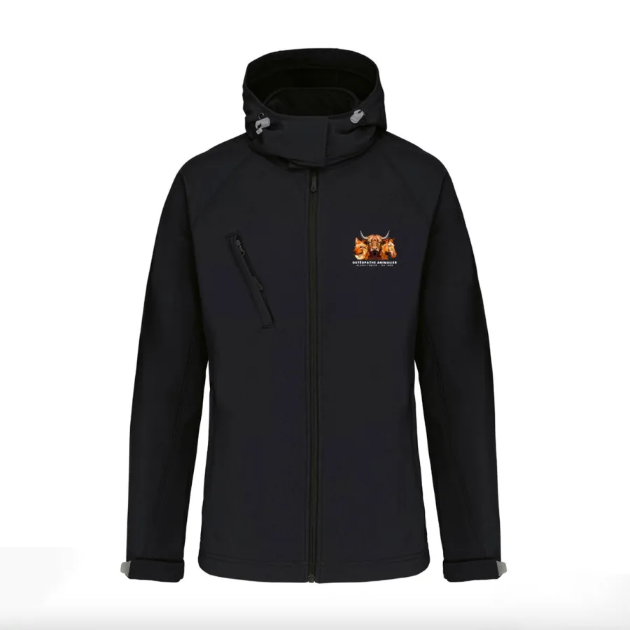 Flocado textil para una osteópata animal: polos y abrigo resistentes y elegantes 3