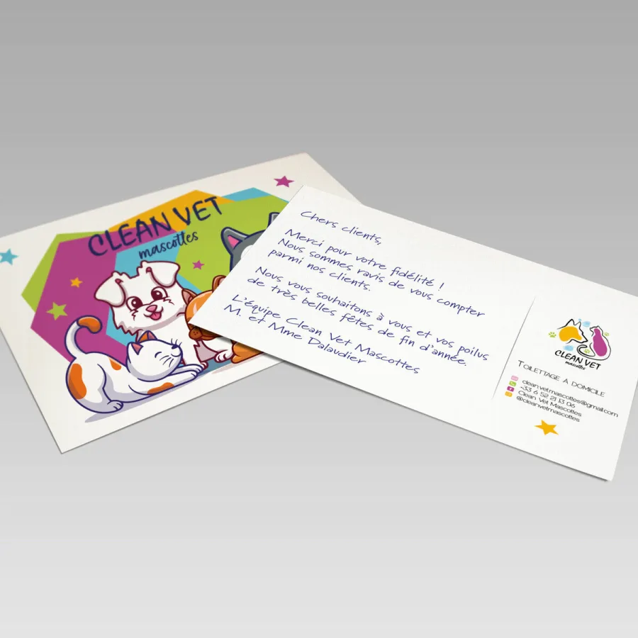 Soportes de comunicación coloridos para un servicio de peluquería canina itinerante 6