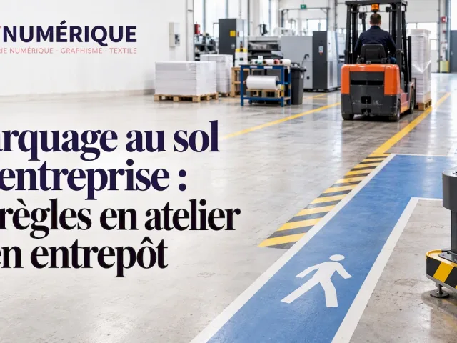 Marquage au sol en entreprise : les règles à appliquer en atelier et en entrepôt
