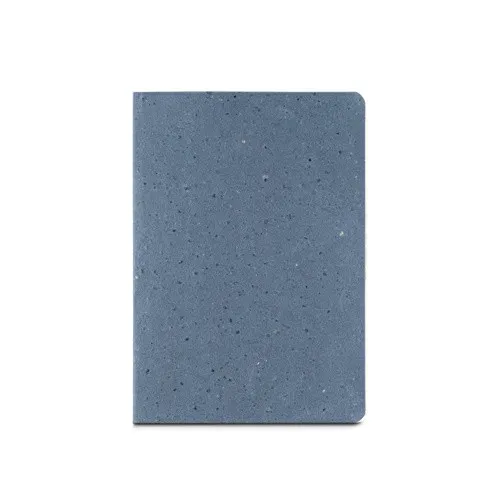 COFFEEPAD SEMI-RIGID. Bloc-notes A5 avec couverture semi-rigide fabriquée à partir de déchets de coques de café (65%)