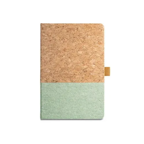 KLEE. Bloc-notes A5 en liège et lin avec pages lignées