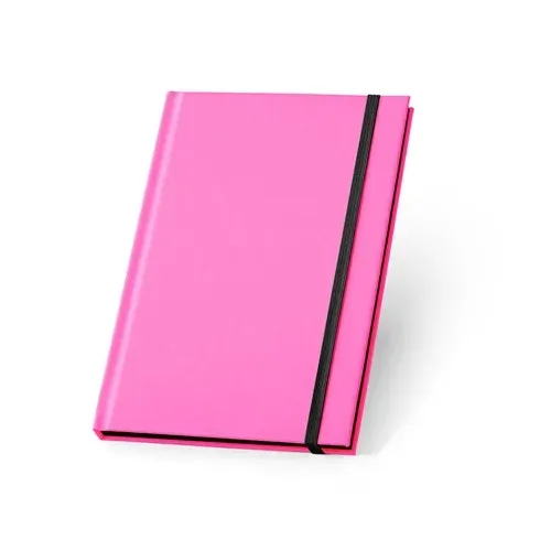 WATTERS. Bloc-notes A5 en PU fluorescent avec pages lignées