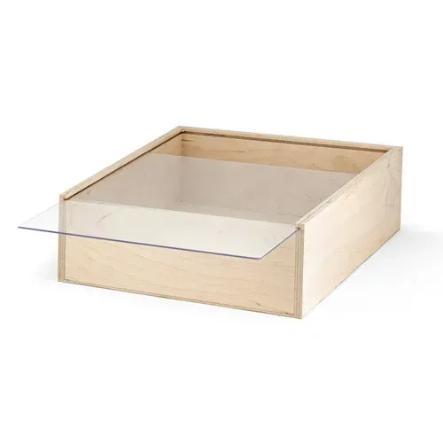 BOXIE CLEAR L. Caja de madera L