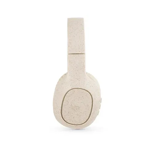 FEYNMAN. Casque sans fil pliable avec autonomie de 4 heures en paille de blé et ABS