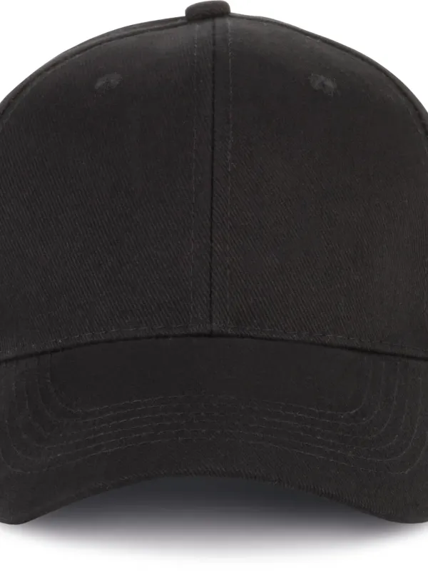 Gorra de 6 paneles de algodón ecológico