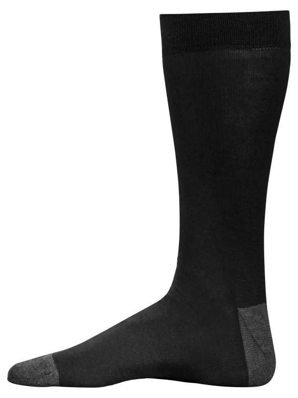 Chaussettes de ville mi-hautes coton mercerisé Origine France Garantie