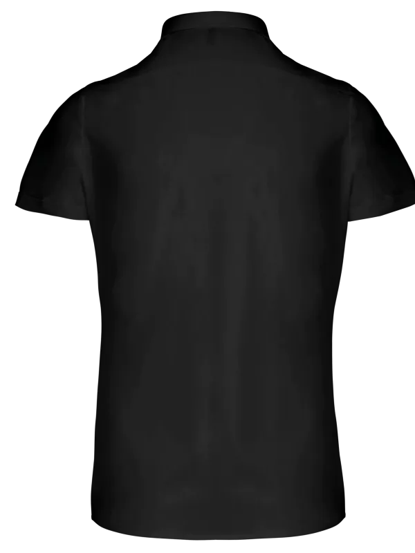 Camisa de piloto de manga corta de mujer