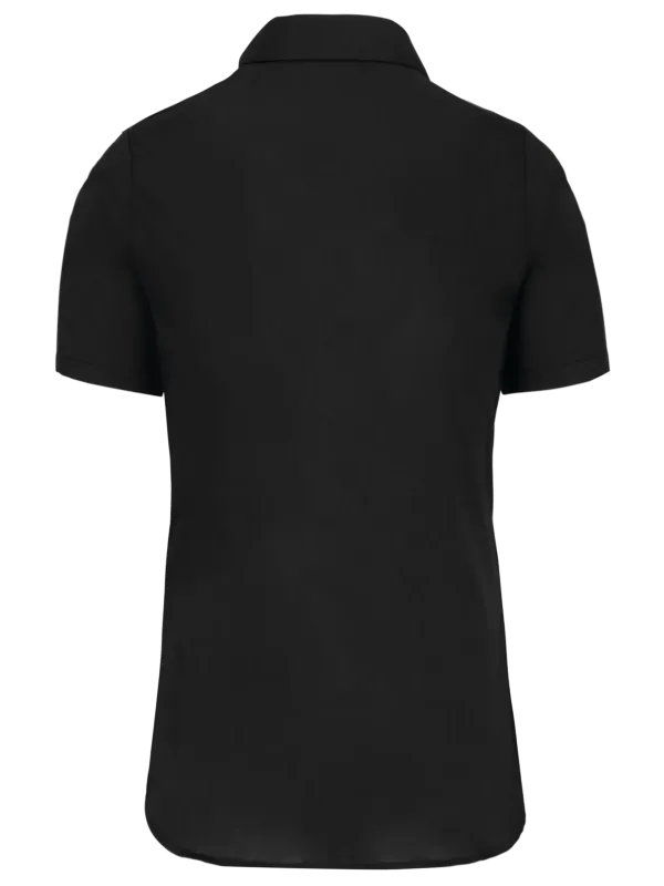 Chemise popeline manches courtes femme