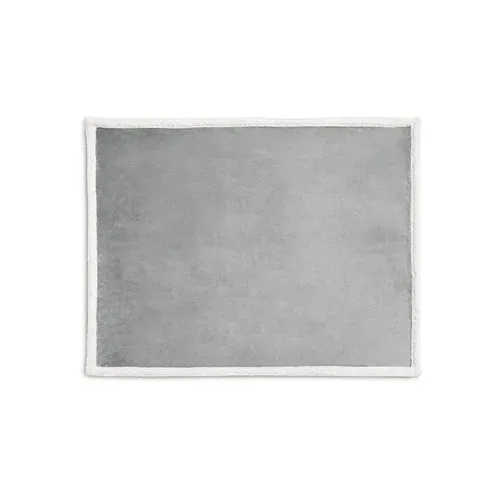 HEIDEN. Couverture polaire réversible (190 g/m²) avec ruban de satin et carte personnalisée