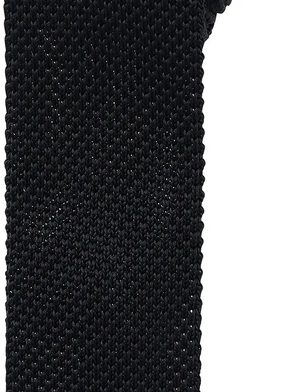 Cravate fine tricotée