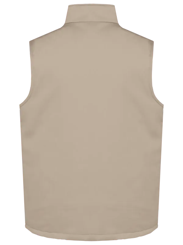 Gilet polycoton multipoches rembourré unisexe