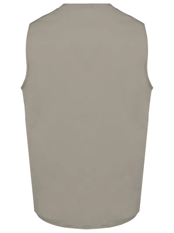 Unisex polycotton multi-pocket vest