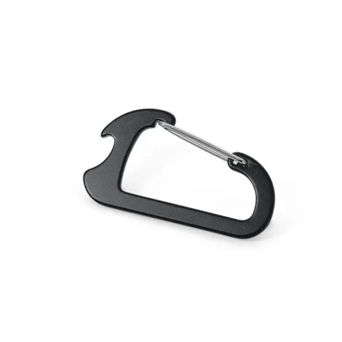 CLOSE. Mousqueton avec décapsuleur en aluminium