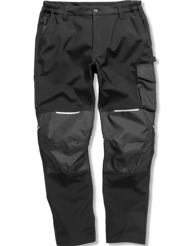 Softshell slim work trouser