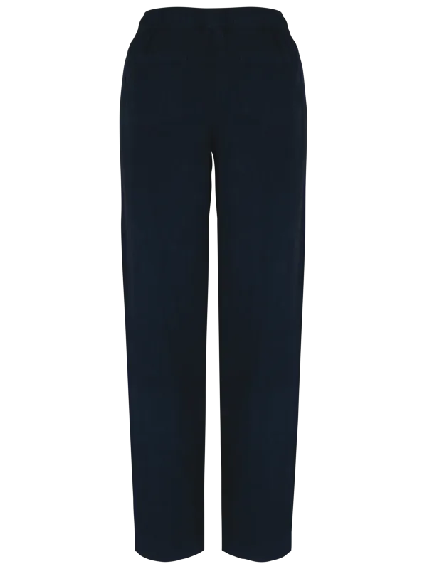 Pantalon délavé en lin femme