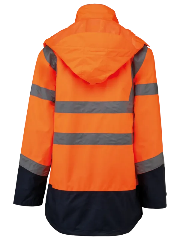 Parka de seguridad reciclada 4 en 1 unisex