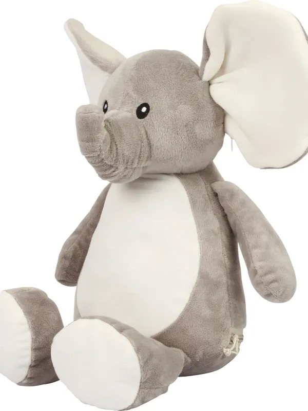 Peluche zippée Éléphant