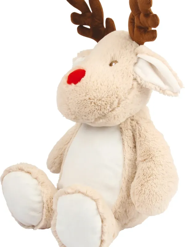 Peluche zippée Renne