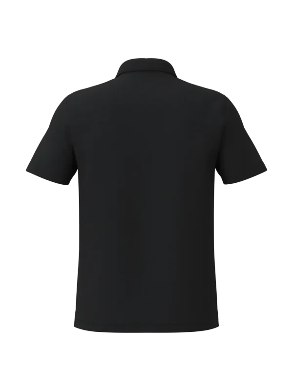 Polo deportivo con cuello 1/4 con cremallera de hombre