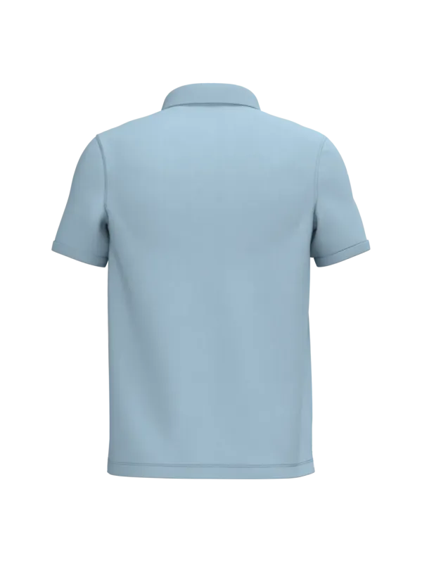 Polo ecorresponsable de punto piqué de hombre