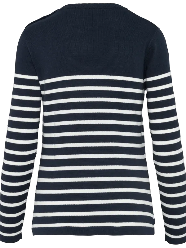 Pull marin femme
