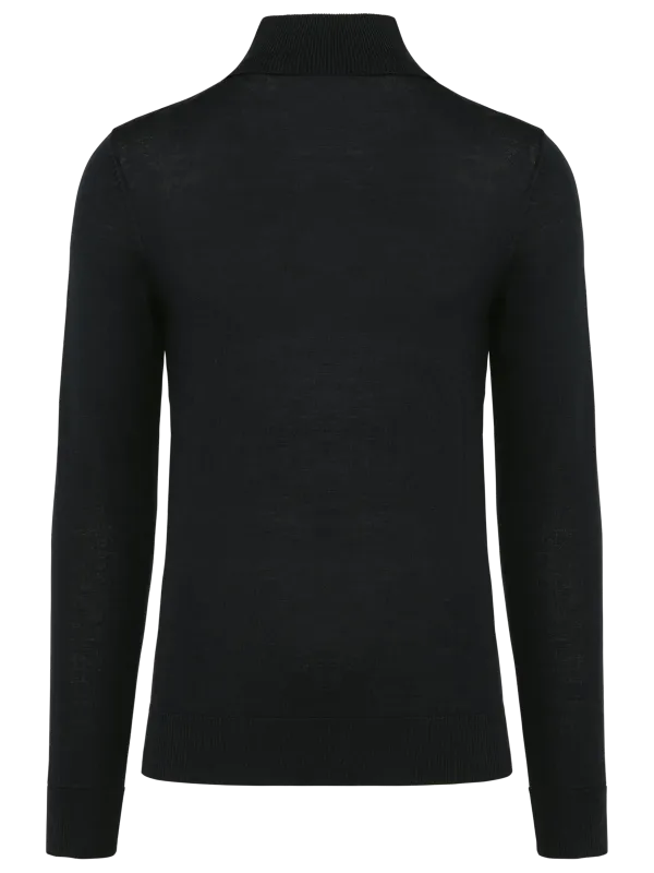 Men's roll-neck merino jumper