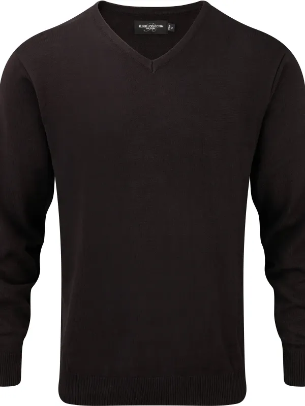Pullover homme col v