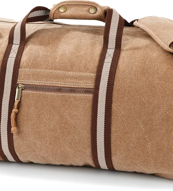 Sac de voyage vintage en toile