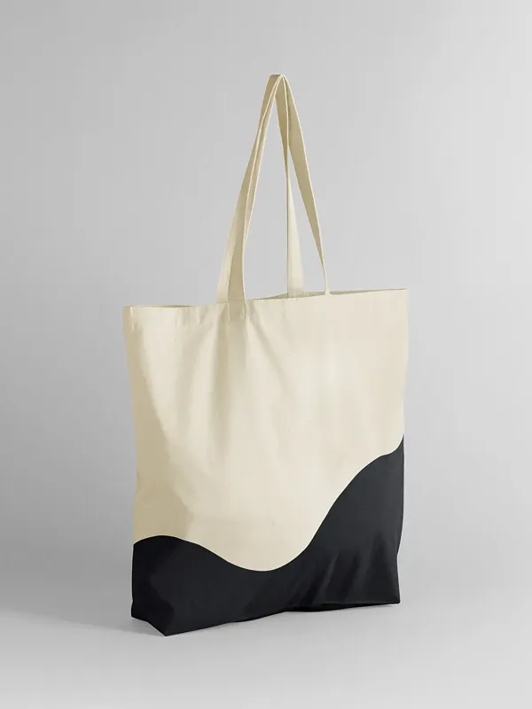 Sac fourre-tout organique à imprimé tourbillon