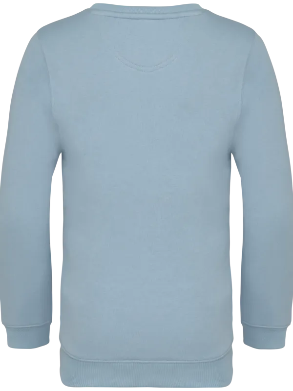 Sudadera sostenible de cuello redondo infantil