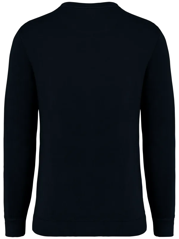 Sudadera sostenible de cuello redondo French Terry unisex