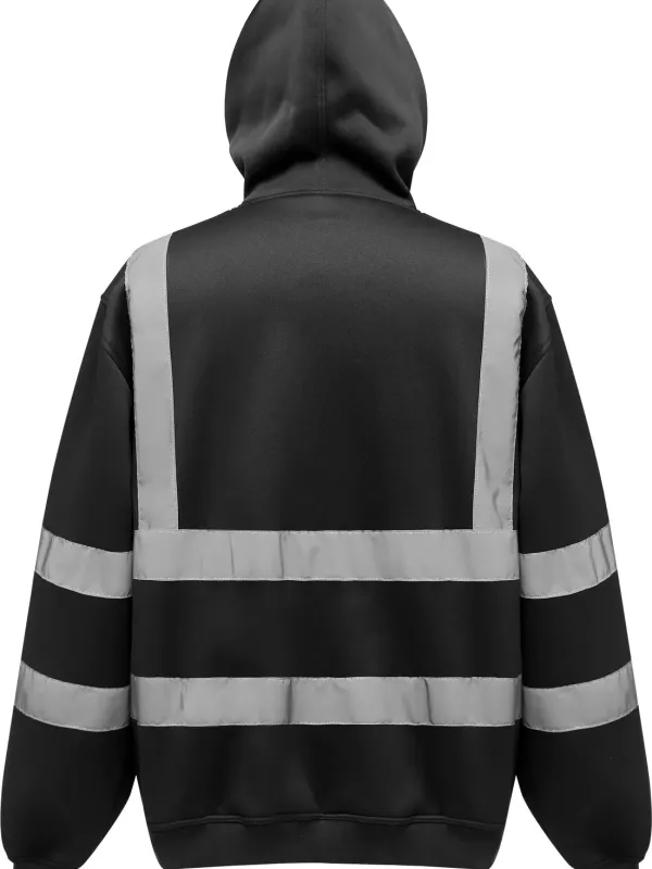 Hi-vis pullover hoodie