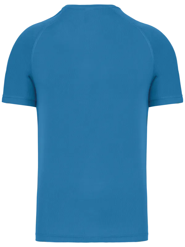 Camiseta deportiva de manga corta con cuello en V de hombre