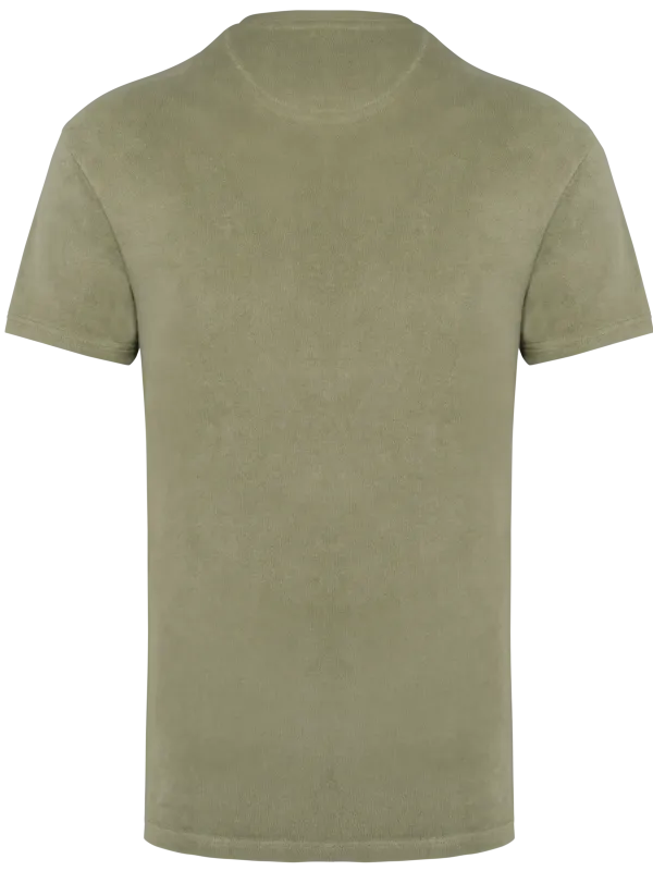 Camiseta sostenible de rizo de hombre