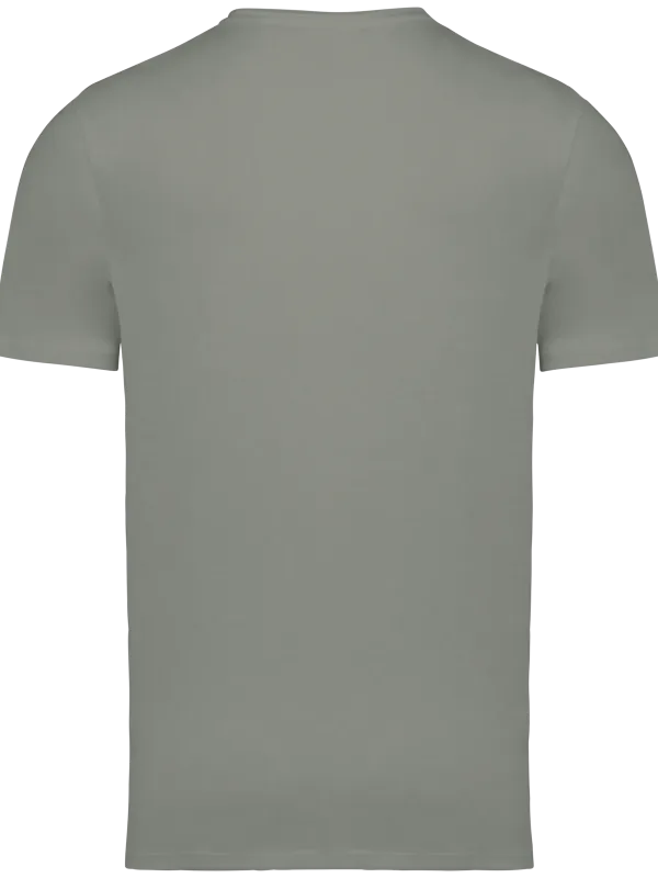 Camiseta sostenible slub con bordes sin rematar de hombre