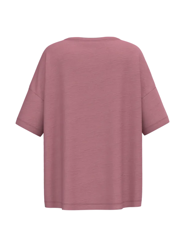Eco-friendly ladies' oversize slub t-shirt