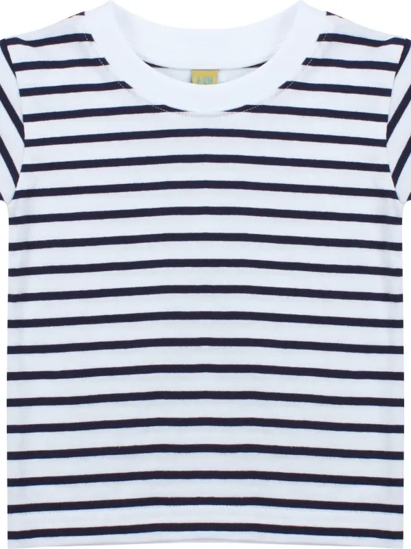 Kids' striped crew neck t-shirt