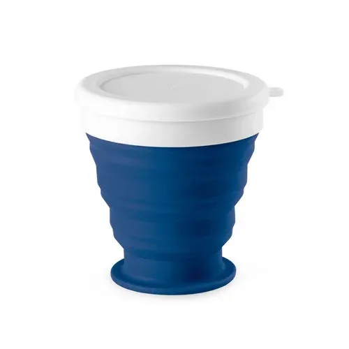 ASTRADA. Verre de voyage pliable 250mL en silicone et PP