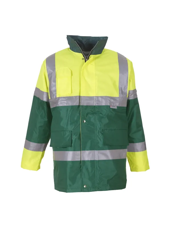 Contrast hi-vis jacket
