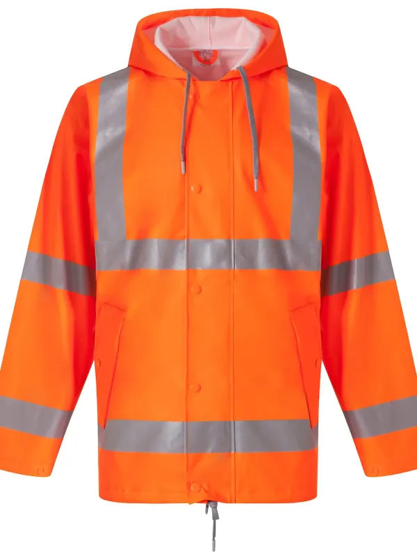 Chaqueta de lluvia transpirable Hi-Vis Soft Flex