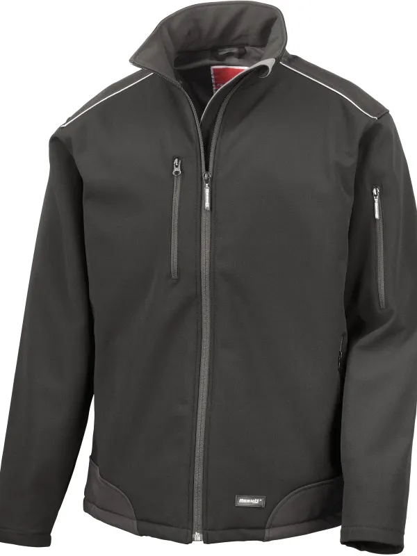 Ripstop Softshell Workwear Jacket with Cordura