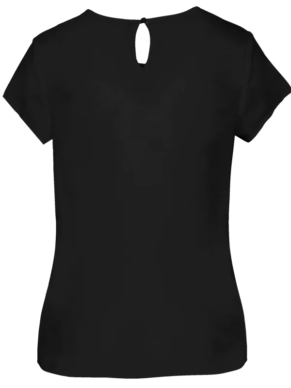 Produit Blouse crêpe manches courtes femme Image