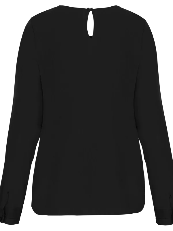 Produit Blouse crêpe manches longues femme Image
