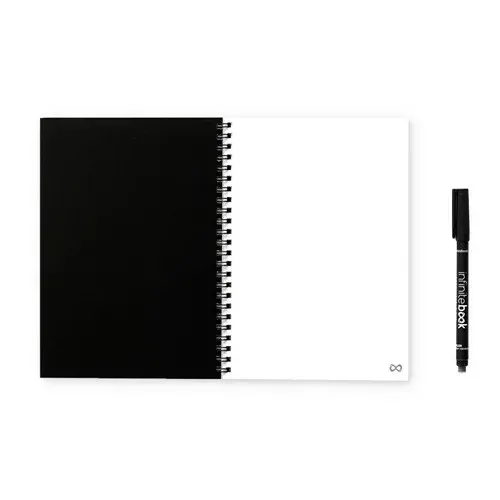 Produit INFINITEBOOK PLAIN A5. Infinitebook avec couverture souple et 15 pages unies pour tableau blanc Image